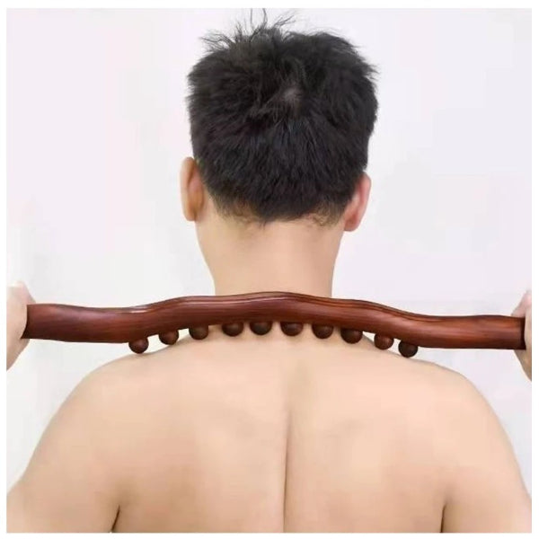 60 cm Doğal Ahşap Masaj Sopası — görsel 2