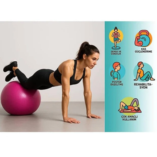 60 cm Pilates Topu — görsel 4