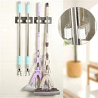 BUFFER Pratik Organizer 4lü Yapışkanlı Fırça Paspas Mop Fırça Sabitleyici Ergonomik Alet Aparatı