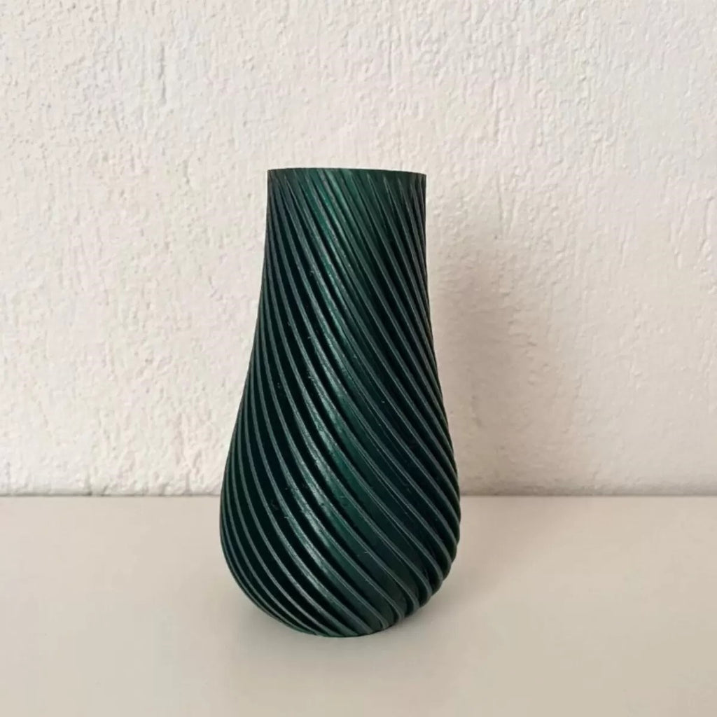 3d Vazo 15 Cm Kurşuni Renk