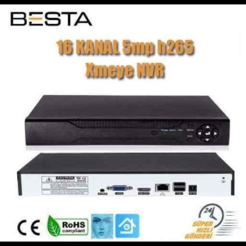 5 MP 1440P 10 DIŞ MEKAN KAMERALI IP POE Güvenlik Seti