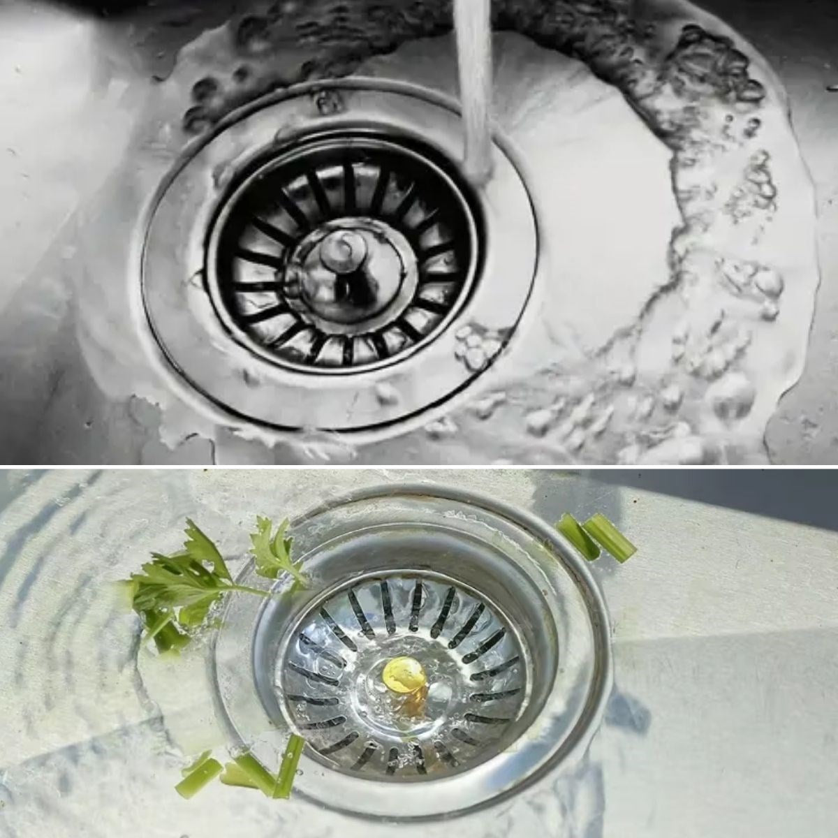 BUFFER Paslanmaz Çelik Mutfak Evye Lavabo Süzgeci Lavabo Gideri Atık Gıda Tıpası