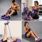 6 Lastikli Body Trimmer Karın Kası Çalıştırıcı Elastik Egzersiz Yayı ve Jimnastik Aleti