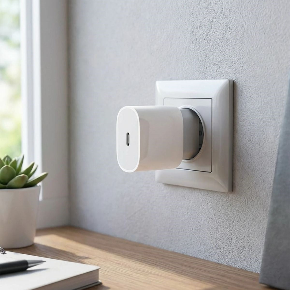 BUFFER 20W USB-C Hızlı Şarj Adaptörü – Power Delivery (PD) Destekli Güç Adaptörü, Güvenli Şarj Başlığı