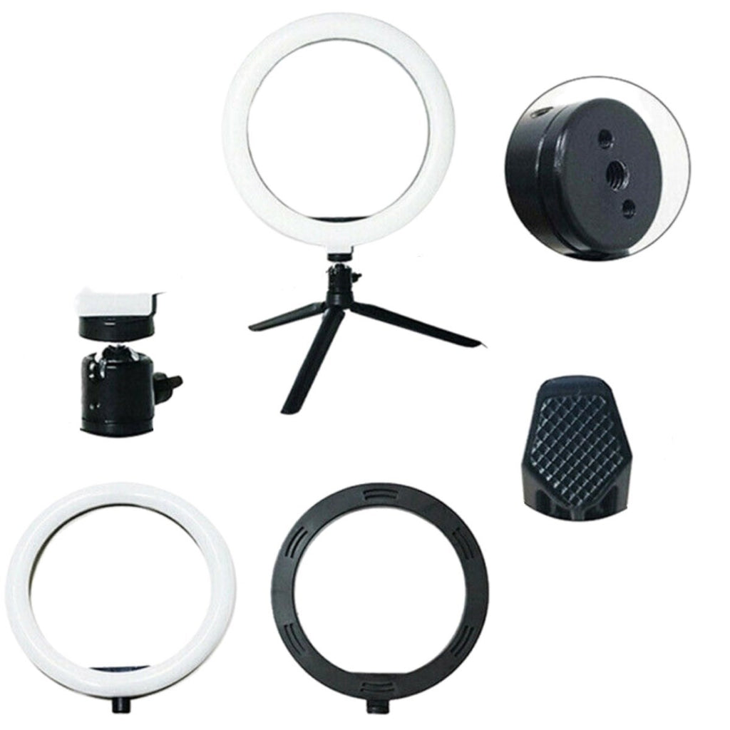 8inç 20cm Youtube Instagram Tiktok Selfie Stüdyo Video Fotoğraf Ring Light Tripod Led Halk