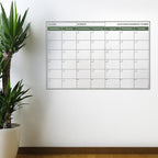 BUFFER Manyetik Yapışkanlı Bir Aylık Program Planlayıcı Takvim 85x56 cm