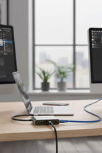 4’ü 1 Arada Type-C to Hub Dönüştürücü Adaptör – 4K Ultra HD HDMI & VGA Görüntü Aktarımı, PD Hızlı Şarj Destekli, USB Çoklayıcı