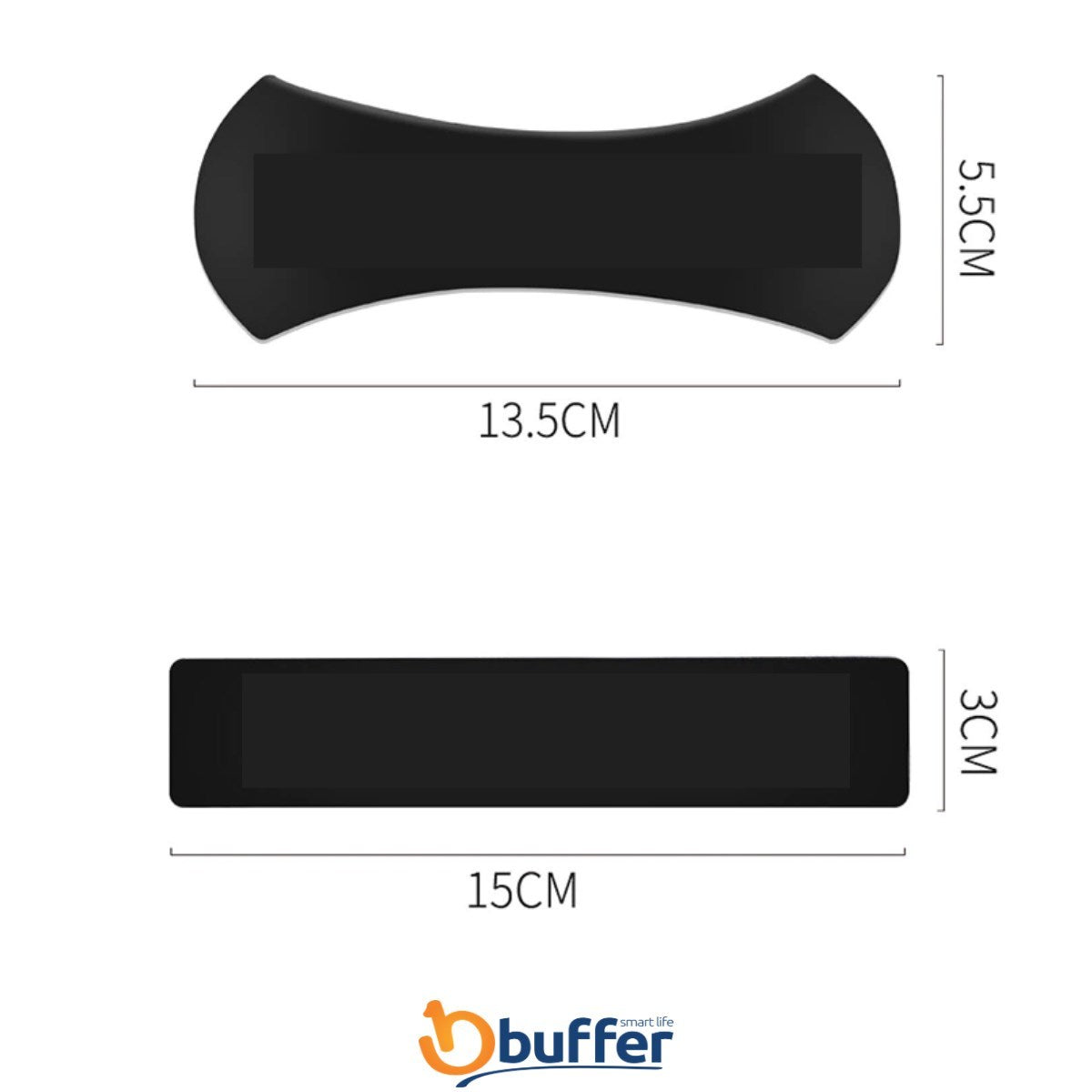 BUFFER Nanotech Jel Güçlü Yapıştırıcı Cep Telefonu Tutucu Pad – Yeni Nesil Kaymaz Telefon Standı