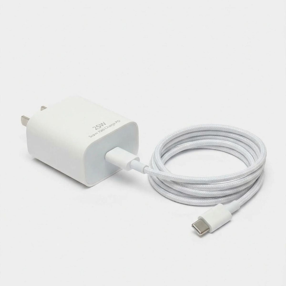 BUFFER 25W Hızlı Şarj Adaptörü USB-C to Type-C Kablolu – PD Destekli, Süper Hızlı Şarj Cihazı