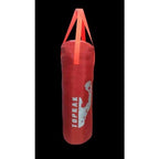 Boks Torbası Eldiven Ve Karabina Hediyeli İçi Dolu 50x20 Cm Kırmızı