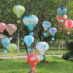 Dekoratif Renkli Kağıt Dilek Feneri Balonu Renkli Uçan Balon