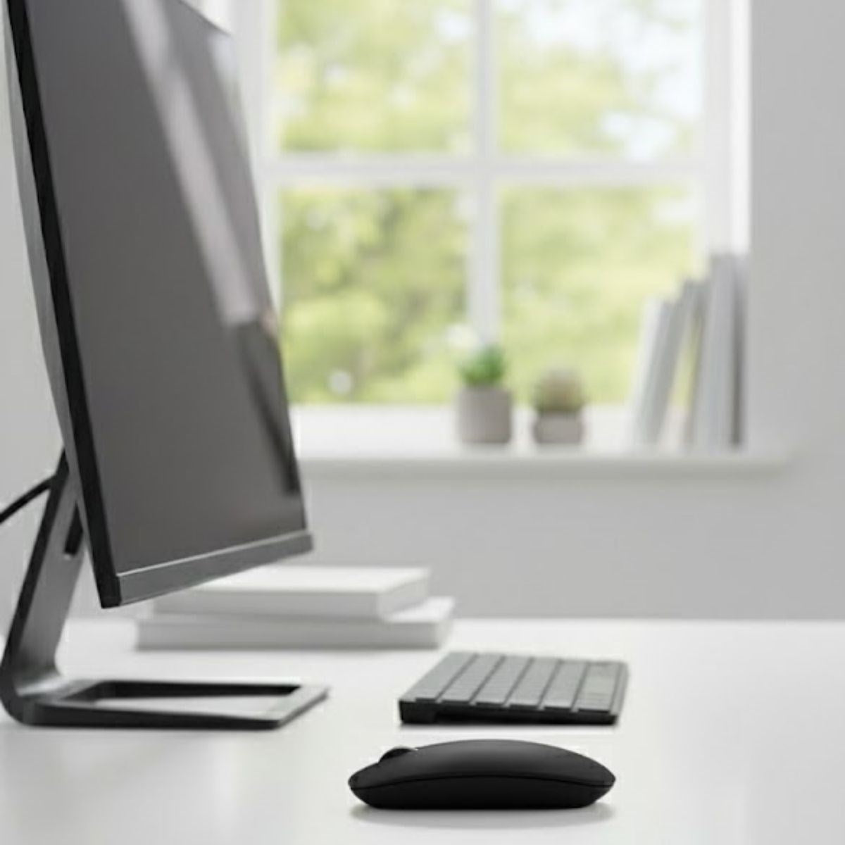 BUFFER Siyah Renkli Ergonomik Sessiz Kablosuz Mouse – USB Alıcılı, Ofis ve Oyun İçin Konforlu Bilgisayar Faresi MS6310