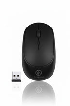 Siyah Renkli Ergonomik Sessiz Kablosuz Mouse – USB Alıcılı, Ofis ve Oyun İçin Konforlu Bilgisayar Faresi MS6310