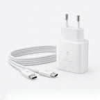 BUFFER 45W Süper Hızlı Şarj Adaptörü USB-C PD 3.0 PPS Fast Charger + 5A Type-C to Type-C Kablo