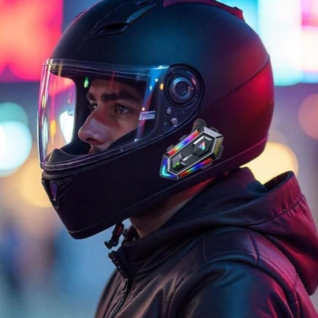 BUFFER Y20 Motorsikletler İçin Kablosuz Bluetooth Kulaklıklı – Suya Dayanıklı, Uzun Ömürlü Batarya, Gürültü Engelleme Özellikli Kask Kulaklığı