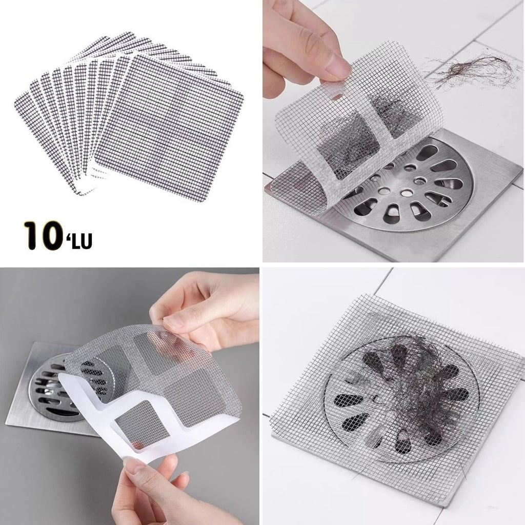 BUFFER 10'lu Banyo ve Mutfak Lavabo Koku Önleyici ve Haşere Böcek Önleyici Gider Filtresi