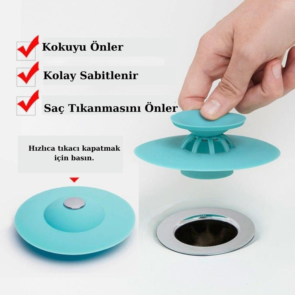 BUFFER Silikon Malzeme Banyo Mutfak Gider Evye Lavabo İçine Çöp Tıpası Kaydırmaz Süzgeç Çeşitleri M