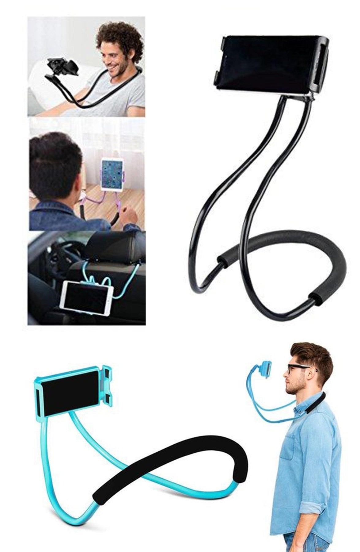 BUFFER Boyuna Asılan Ergonomik 360 Derece Cep Telefonu Tutucu Stand