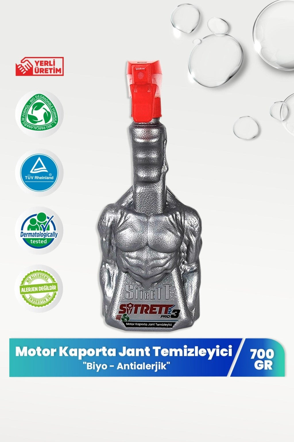SİTRETT MX Motor & Kaporta & Jant Temizleyici Pro 700 Gr.