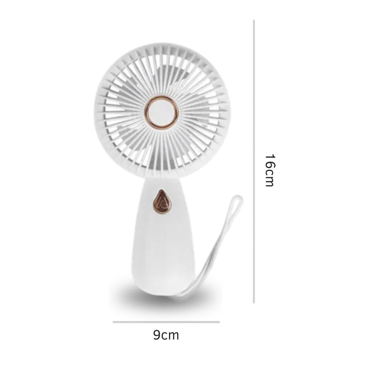 BUFFER 3 Kademeli Çanta Tipi El Fanı – Taşınabilir Mini Serinletici Silikon Askılı Fan ZB103
