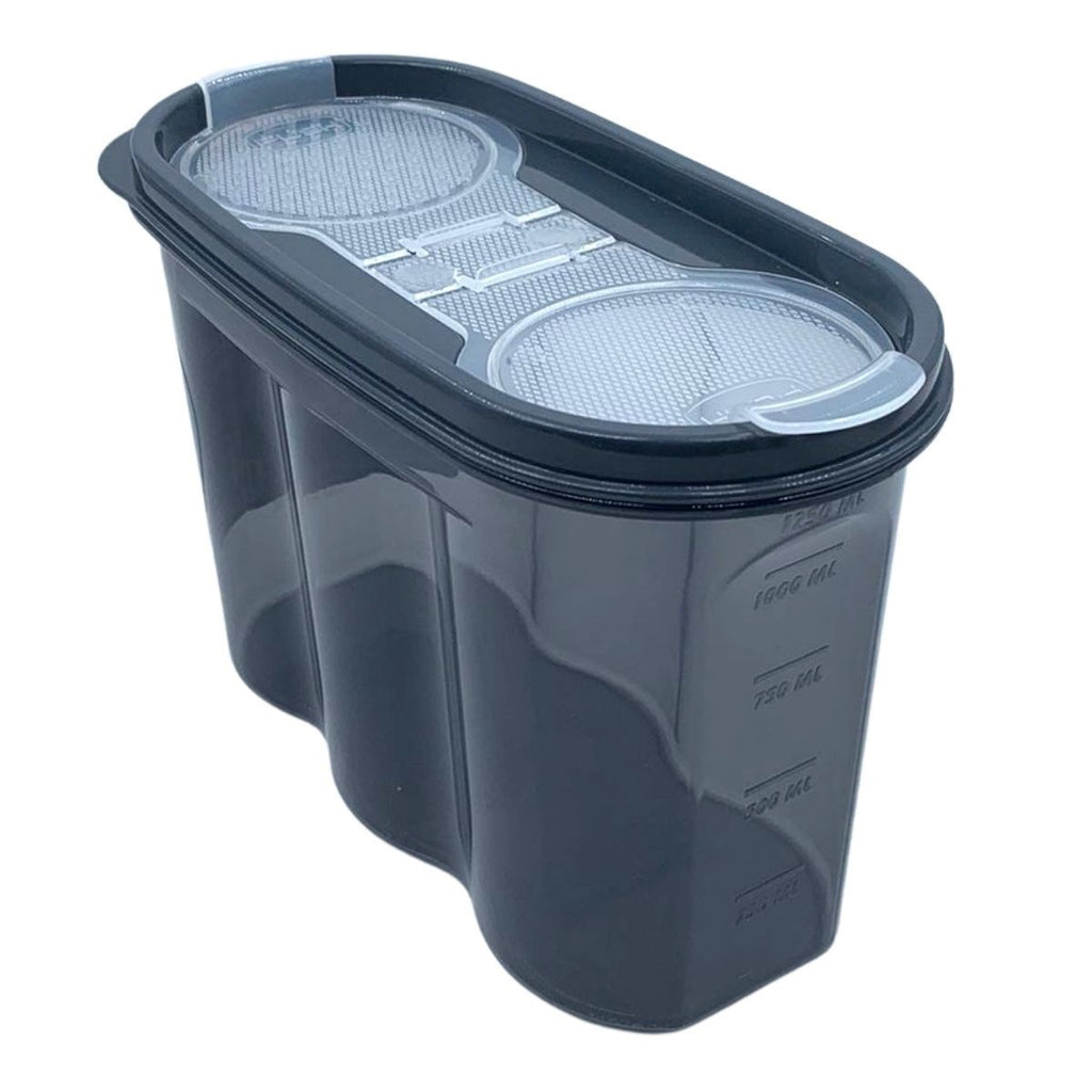 BUFFER 2 Kapaklı Ölçekli Erzak Saklama Kabı - 1,2 Litre - SA930