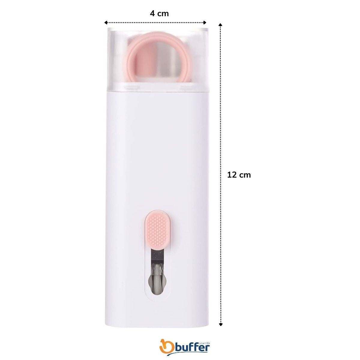 Çok Fonksiyonlu KLAVYE TV Bilgisayar Ekranı Kulaklık Fırçalı Spreyli Elektronik Temizlik Seti Pembe