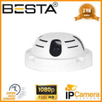 2 MP 1080P Duman Dedektör Görünümlü IP POE Dome Kamera