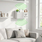 Duvar Tipi Wi-Fi Modem Saklama Kutusu(Beyaz) – Kablo Düzenleyici Router Raf Organizer