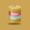 Bolsius Rustik Blok Sütun Mum - Silindir Şeklinde - Bal Peteği Sarı Renkli - 35 Saat Uzun Yanma Süresi  - Ev Dekorasyonu - Kokusuz - Doğal Vegan Özler -  6,6 cm - 8 cm - Herseyben.de