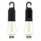 3’lü Set Solar Şarjlı LED Kamp Lambası – Type-C Şarjlı Askılı Taşınabilir Aydınlatma