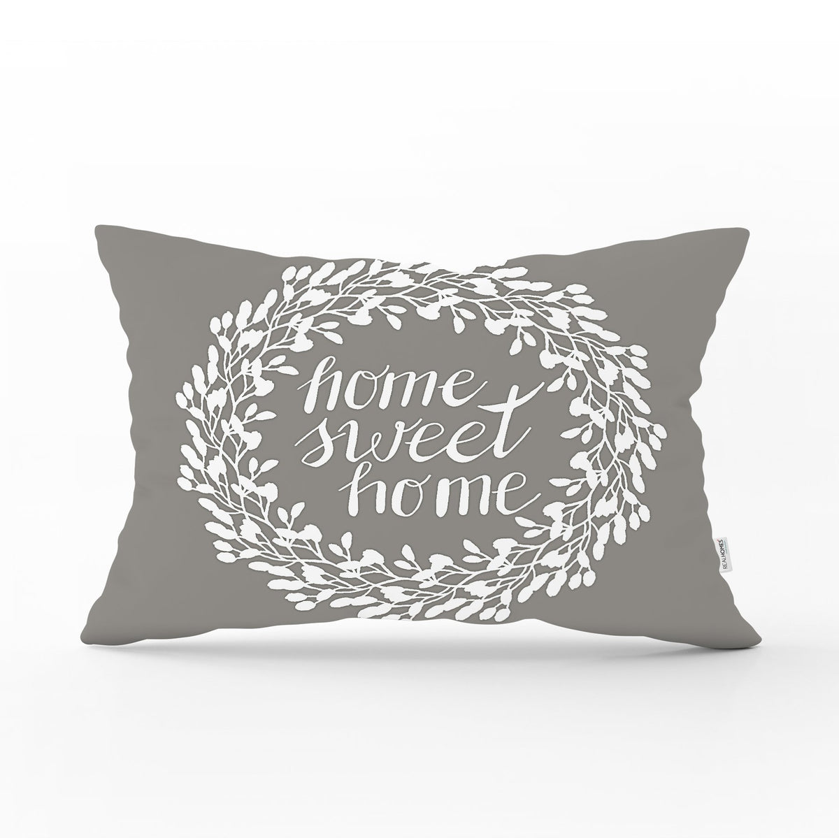 Home Sweet Home Dijital Baskılı Dekoratif Dikdörtgen Yastık Kırlent Kılıfı