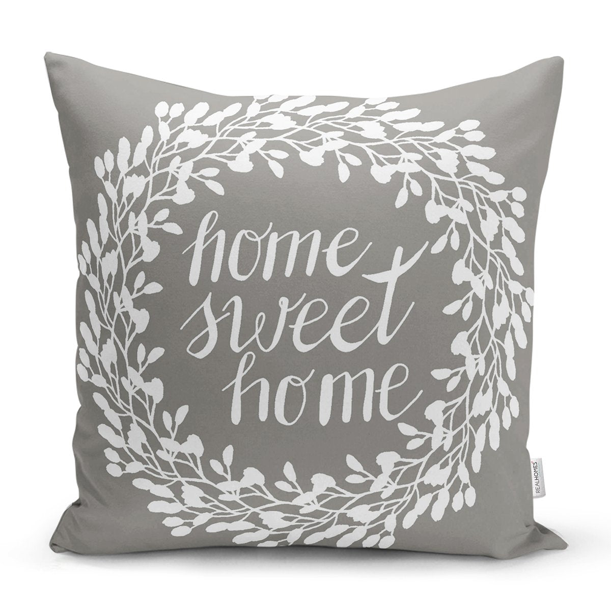 Home Sweet Home Dijital Baskılı Dekoratif Yastık Kırlent Kılıfı - Herseyben.de