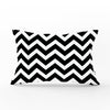 Modern Zigzag Desenli Dijital Baskılı Dekoratif Dikdörtgen Yastık Kırlent Kılıfı - Herseyben.de