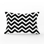 Modern Zigzag Desenli Dijital Baskılı Dekoratif Dikdörtgen Yastık Kırlent Kılıfı - Herseyben.de