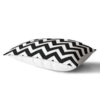 Modern Zigzag Desenli Dijital Baskılı Dekoratif Dikdörtgen Yastık Kırlent Kılıfı - Herseyben.de