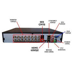 1080P AHD DVR 4 Kanal Kamera Kayıt Cihazı KD-904-MD