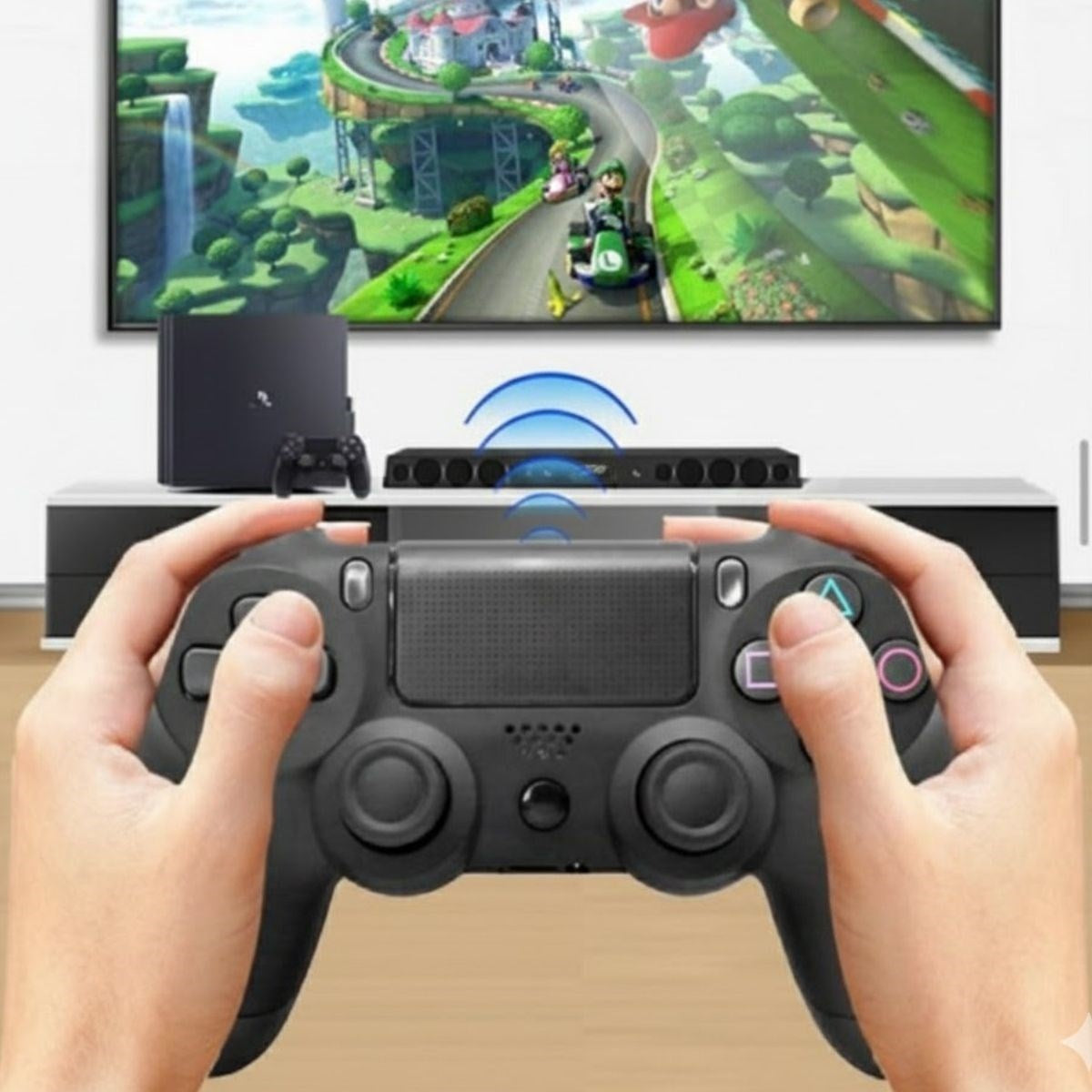 Bluetooth Kablosuz Gamepad – Ergonomik Tutuş, Hassas Analog Joystick, PC & Mobil Uyumlu Oyun Kolu