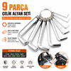 9 Parça Çelik Alyan Seti