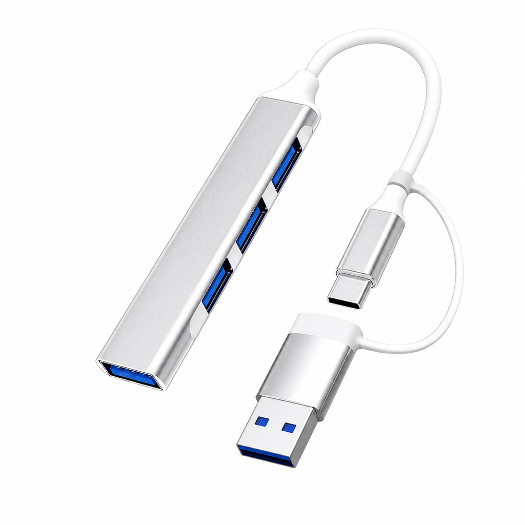 4 Portlu USB 3.0 Type-C bağlantı istasyonu