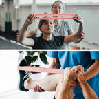 5'li Egzersiz Direnç Bant Seti – Pilates, Fitness ve Crossfit Lastiği (Taşıma Çantalı)