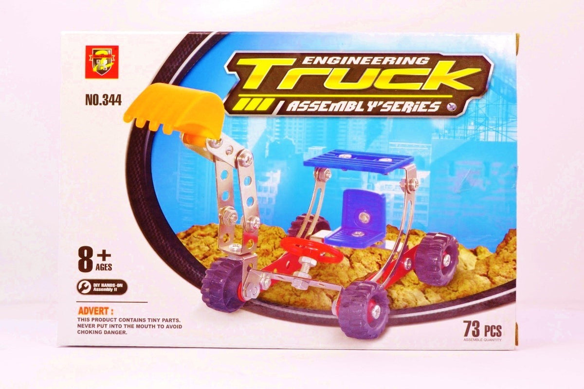 BUFFER 73 Parça Metal Lego Kepçe Eğlenceli Lego Seti ve Yapım Kutusu