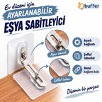 Deprem İçin Ultra Dayanıklı Çivisiz Duvarı Delmeden Ayarlanabilir Eşya Sabitleyici Aparat