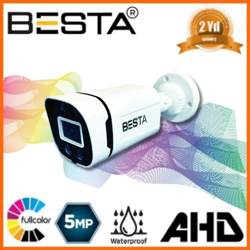 5 MP 4 Atom Warm Led AHD Bullet Güvenlik Kamerası KD-1504