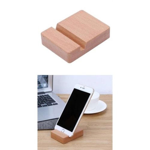 Ahşap Cep Telefonu ve Tablet Standı — görsel 3
