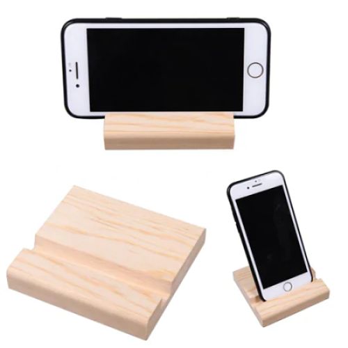 Ahşap Cep Telefonu ve Tablet Standı — görsel 4