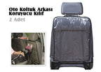 Araç içi Oto Koltuk Arkası Koruyucu Set Kılıf Ayak İzi Koruma Kılıfı