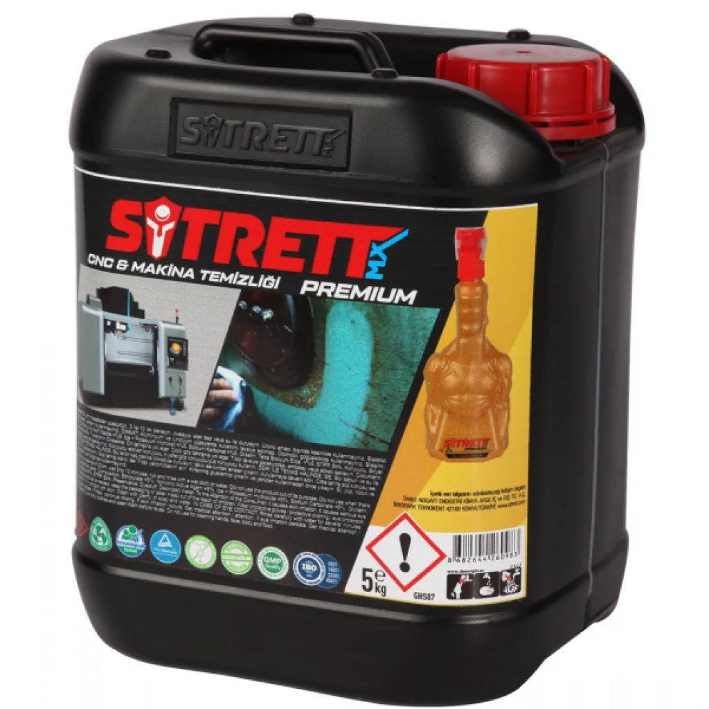 SİTRETT MX CNC Makine Yağ Temizleyici Endüstriyel 5 Kg.