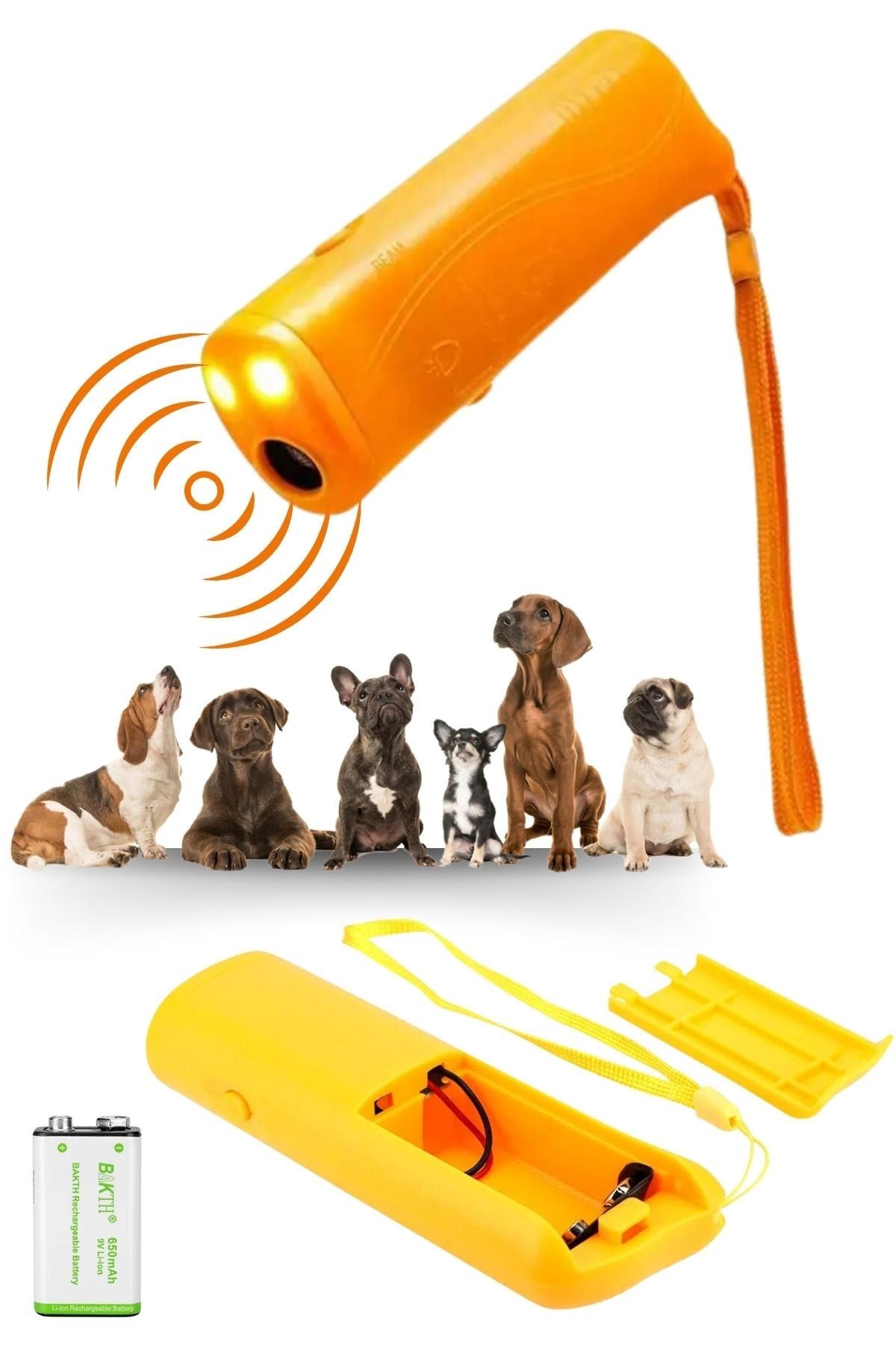 Ultrasonik Köpeksavar Köpek Kovucu Köpek Kornası Eğitim Cihazı