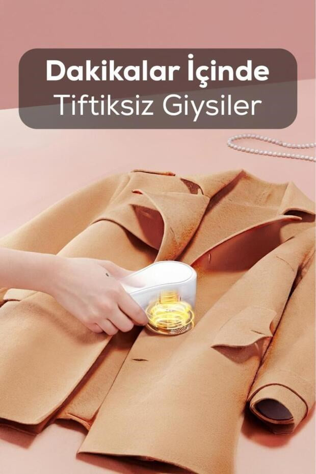 Şarjlı 2 Hızlı 6 Bıçaklı Tüy ve Tiftik Temizleme Makinesi