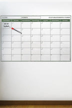 BUFFER Manyetik Yapışkanlı Bir Aylık Program Planlayıcı Takvim 85x56 cm